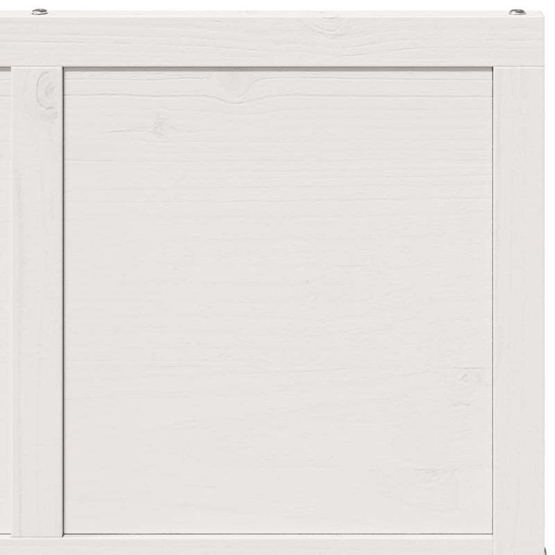 Barn Door White 80x208 cm Solid Wood Pine