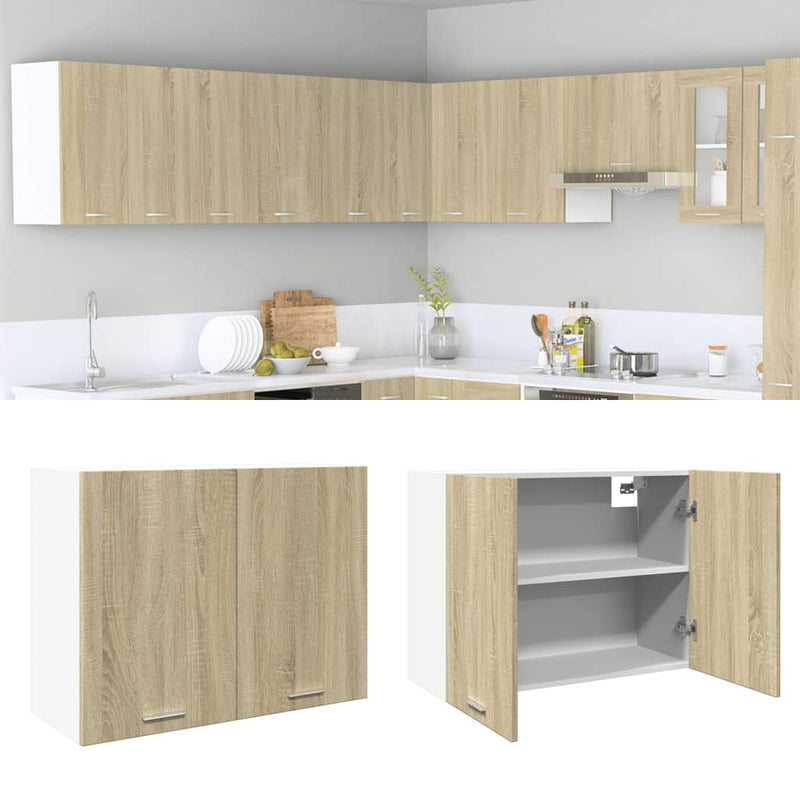 Hanging Cabinet Sonoma Oak 80x31x60 cm Engineered Wood