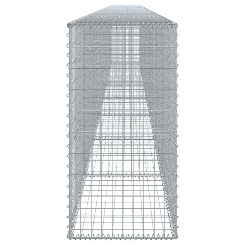 Gabion Basket with Cover 800x50x100 cm Galvanised Iron