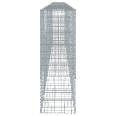 Gabion Basket with Cover 700x50x150 cm Galvanised Iron