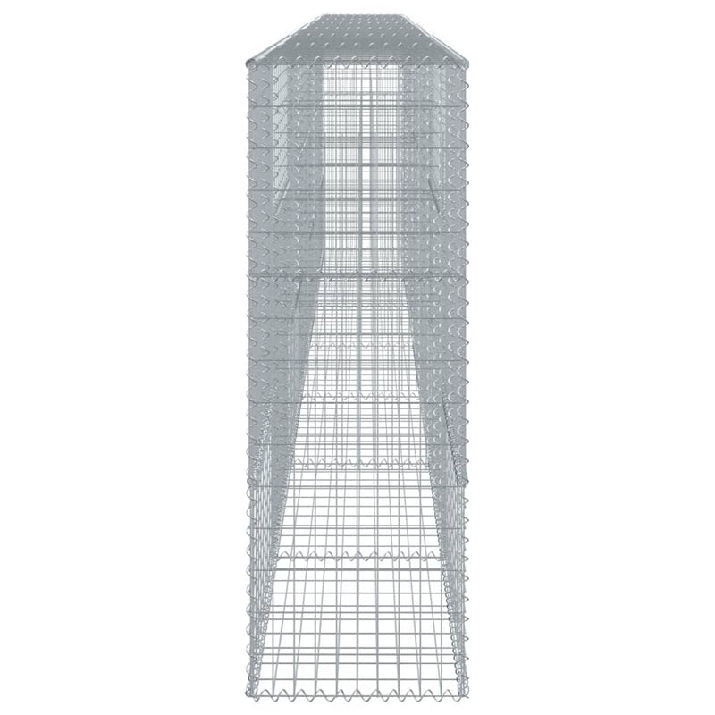 Gabion Basket with Cover 700x50x150 cm Galvanised Iron