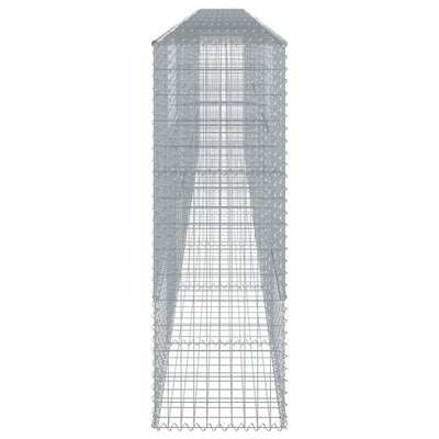 Gabion Basket with Cover 800x50x150 cm Galvanised Iron