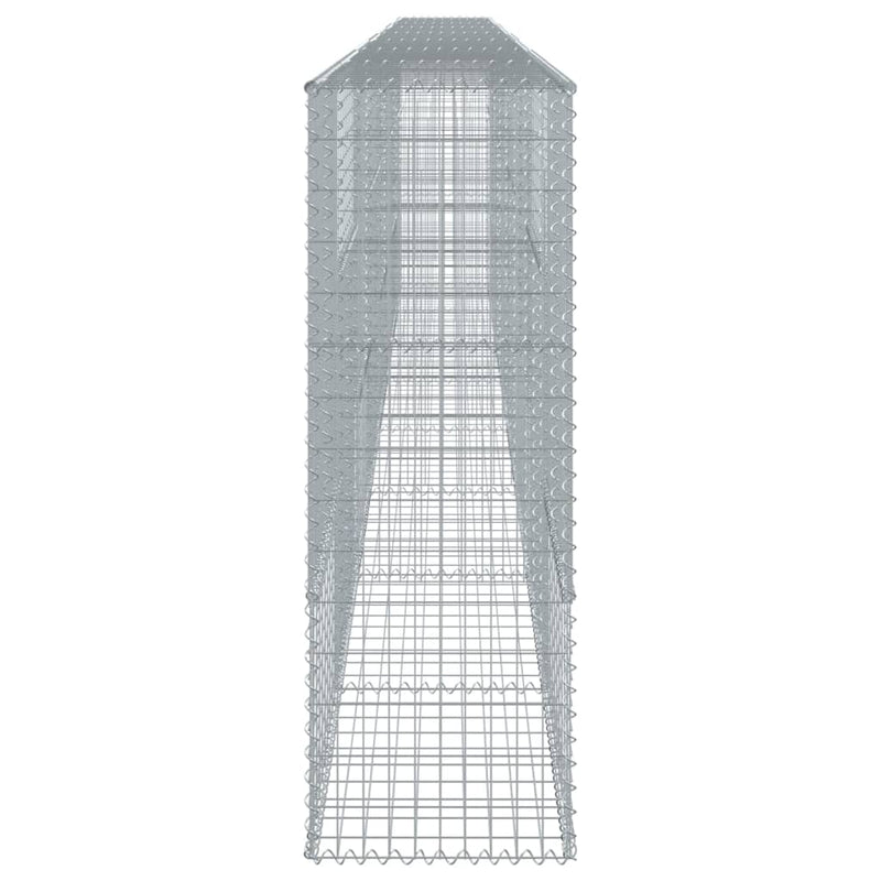 Gabion Basket with Cover 800x50x150 cm Galvanised Iron