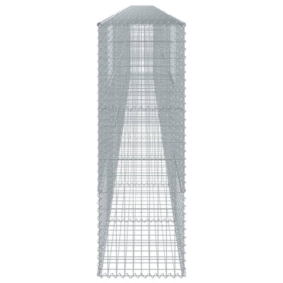 Gabion Basket with Cover 1100x50x150 cm Galvanised Iron