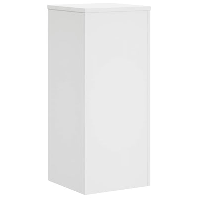 Plant Stands 2 pcs White 30x30x70 cm Engineered Wood