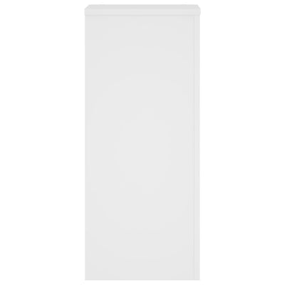 Plant Stands 2 pcs White 30x30x70 cm Engineered Wood