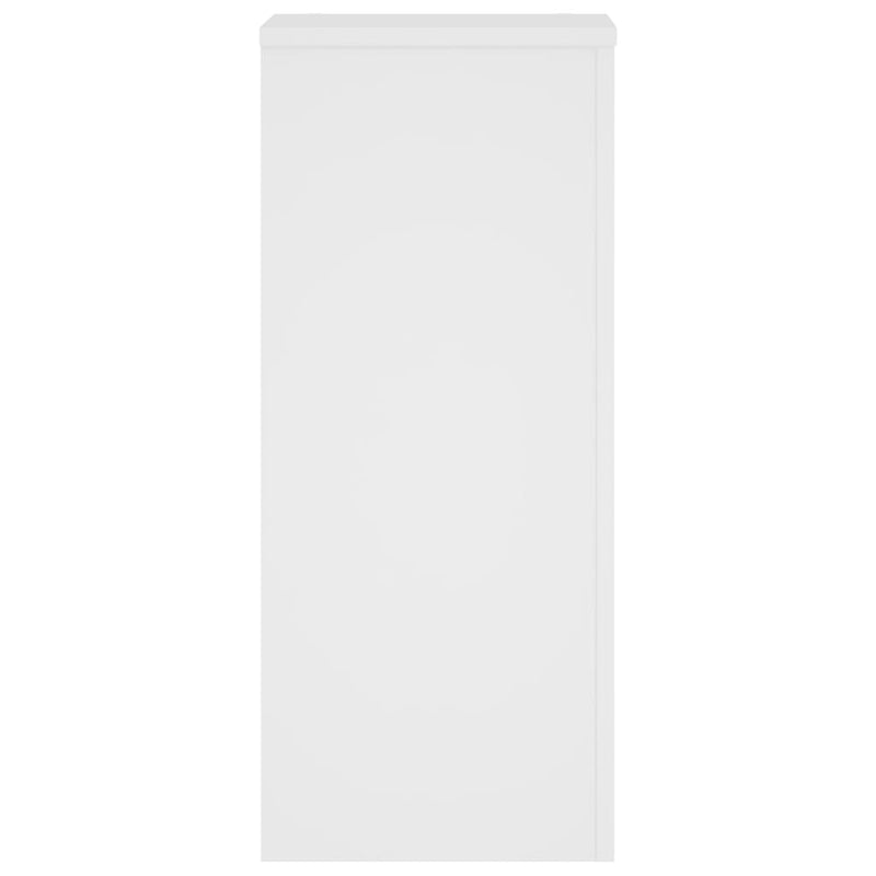 Plant Stands 2 pcs White 30x30x70 cm Engineered Wood