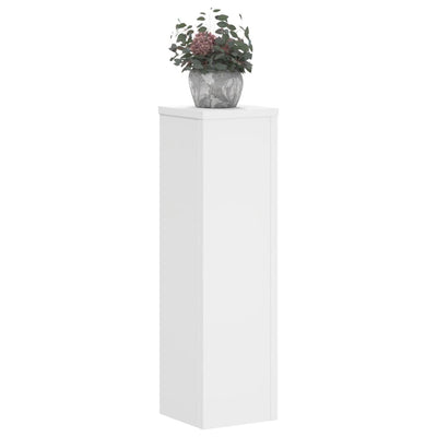 Plant Stands 2 pcs White 17x17x60 cm Engineered Wood