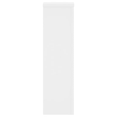 Plant Stands 2 pcs White 17x17x60 cm Engineered Wood