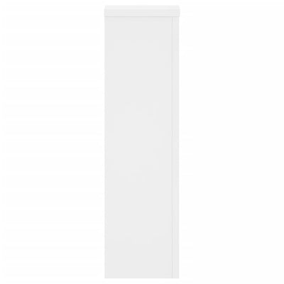 Plant Stands 2 pcs White 17x17x60 cm Engineered Wood