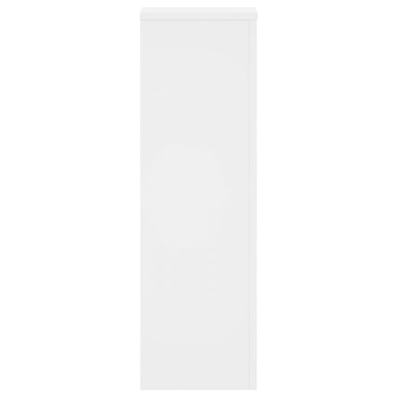 Plant Stands 2 pcs White 25x25x80 cm Engineered Wood