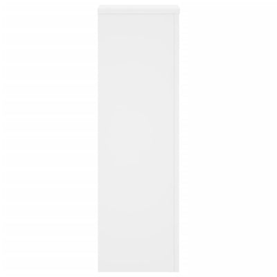 Plant Stands 2 pcs White 25x25x80 cm Engineered Wood