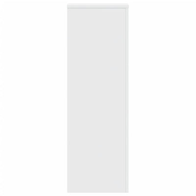 Plant Stand White 33x33x100 cm Engineered Wood
