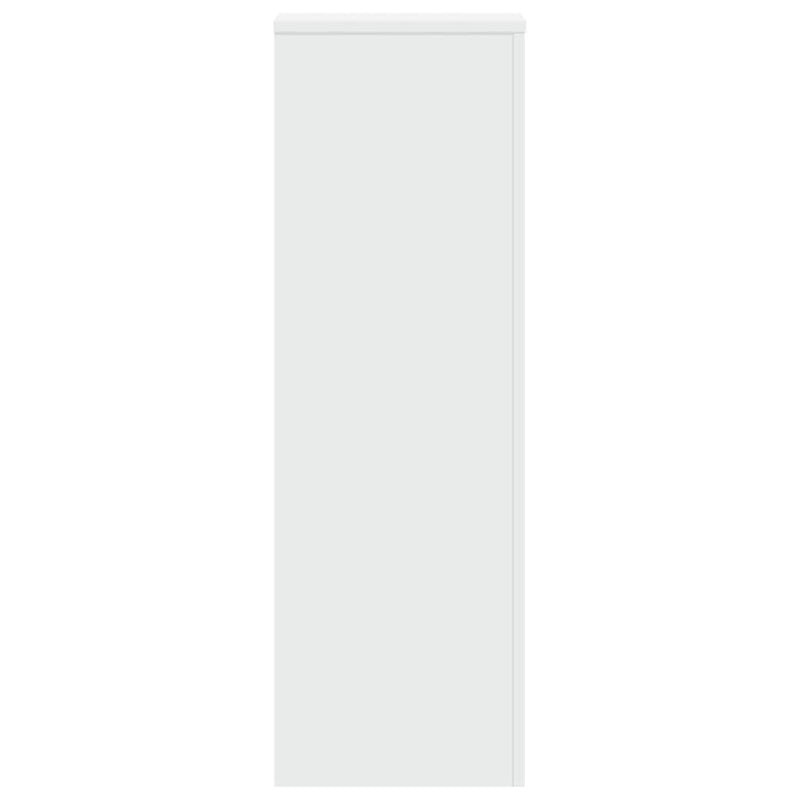 Plant Stand White 33x33x100 cm Engineered Wood