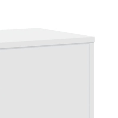 Plant Stand White 33x33x100 cm Engineered Wood