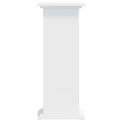 Plant Stand White 33x33x80 cm Engineered Wood