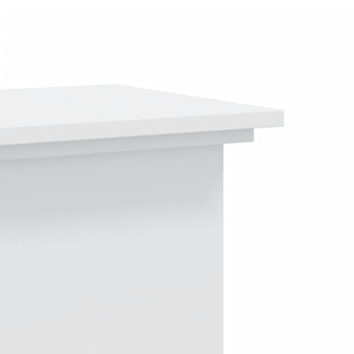 Plant Stand White 33x33x100 cm Engineered Wood