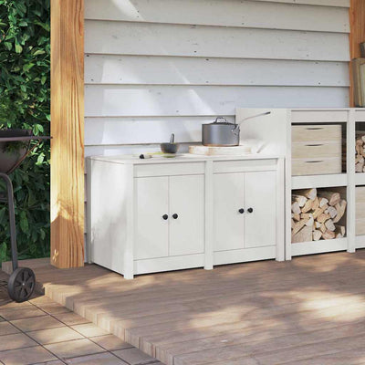 Kitchen Cabinet White 106 x 55 x 64 cm Solid Pine wood