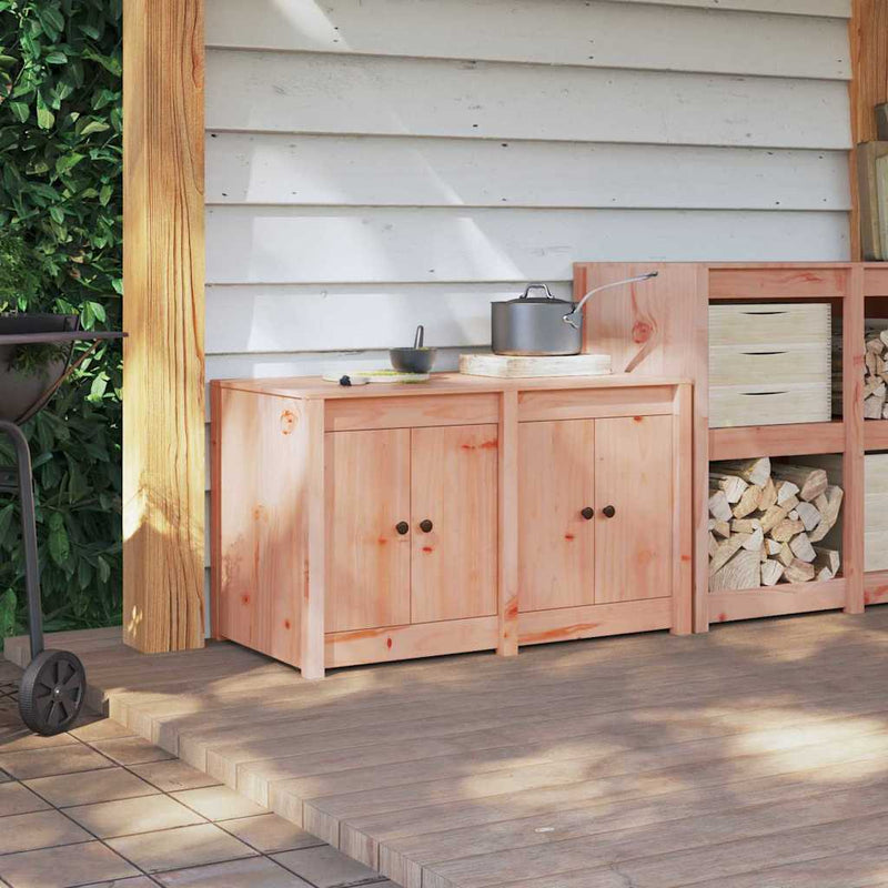 Outdoor Kitchen Cabinet 106x55x64 cm Solid Wood Douglas