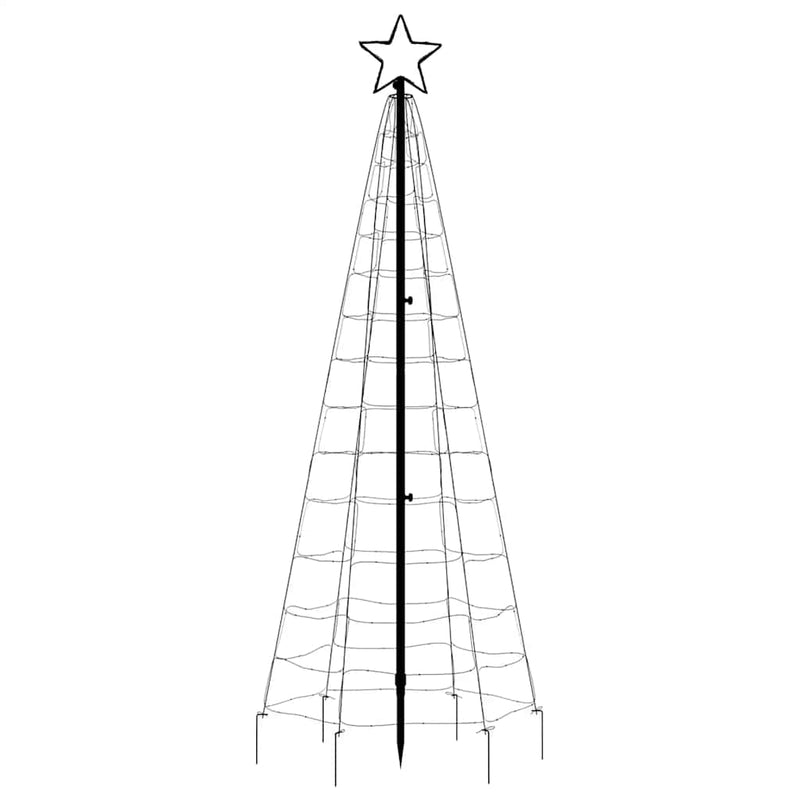 Christmas Tree Light with Spikes 220 LEDs Cold White 180 cm