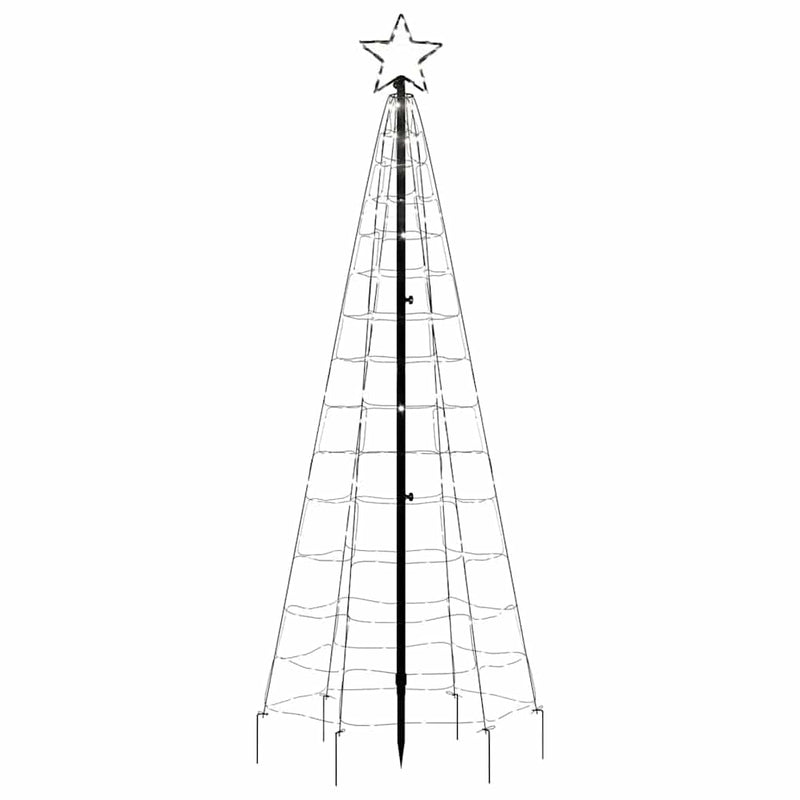 Christmas Tree Light with Spikes 220 LEDs Cold White 180 cm