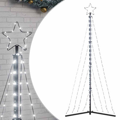 LED Christmas Tree 339 LEDs Cold White 182 cm