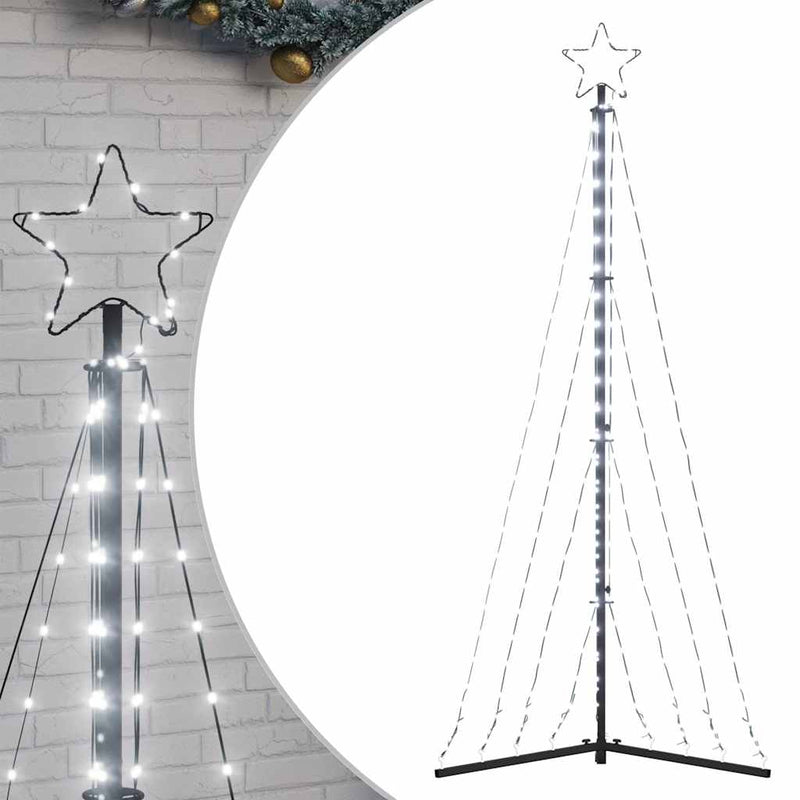 LED Christmas Tree 339 LEDs Cold White 182 cm