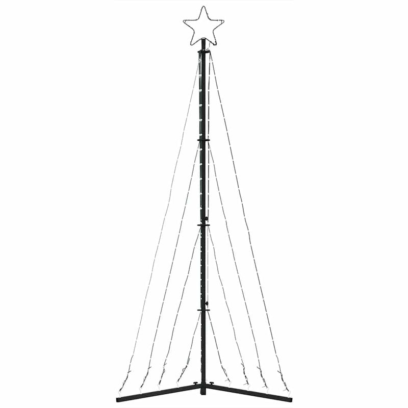 LED Christmas Tree 339 LEDs Cold White 182 cm