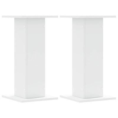 Plant Stands 2 pcs White 30x30x60 cm Engineered Wood