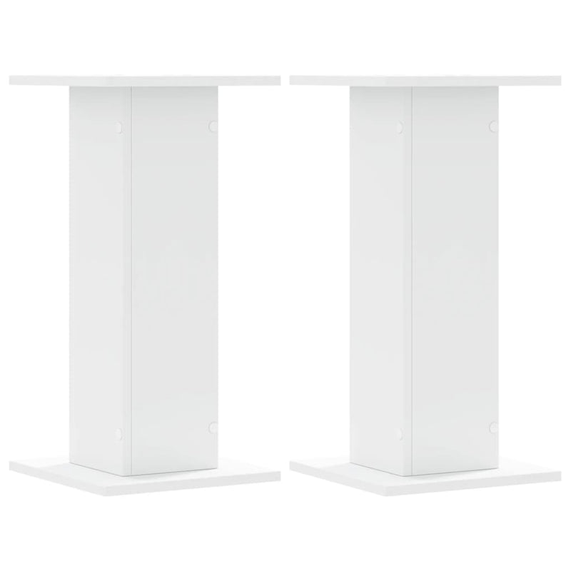 Plant Stands 2 pcs White 30x30x60 cm Engineered Wood