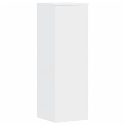 Plant Stands 2 pcs White 33x33x100 cm Engineered Wood