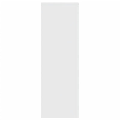 Plant Stands 2 pcs White 33x33x100 cm Engineered Wood