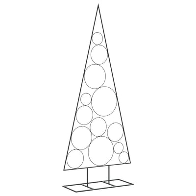 Metal Christmas Tree for Decoration Black 150 cm