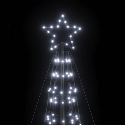 Christmas Tree Light with Spikes 1534 LEDs Cold White 500 cm