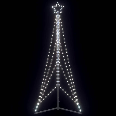 LED Christmas Tree 483 LEDs Cold White 240 cm