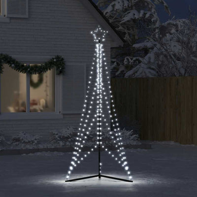 LED Christmas Tree 483 LEDs Cold White 240 cm