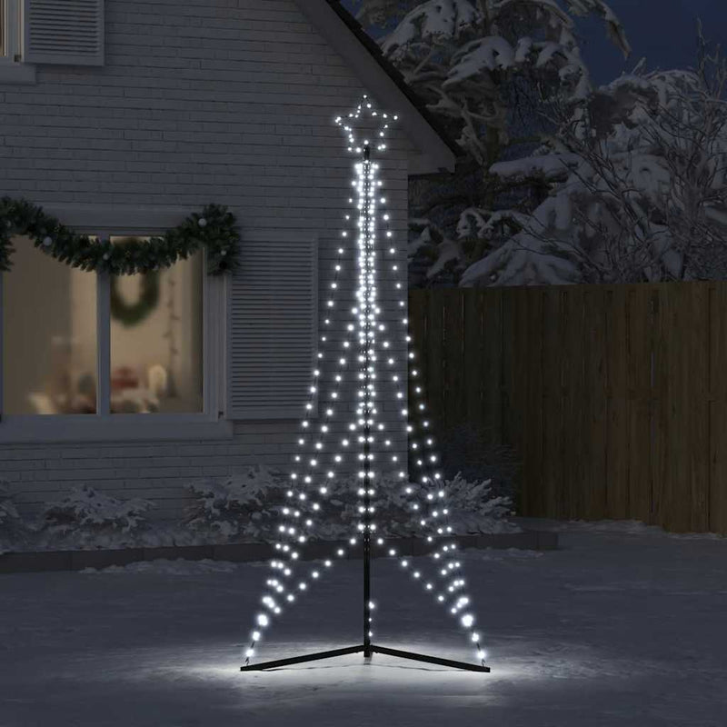 LED Christmas Tree 483 LEDs Cold White 240 cm