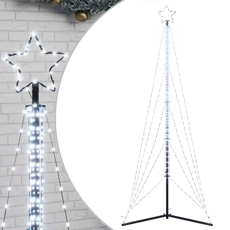 Christmas Tree Light 525 LEDs Cold White 302 cm