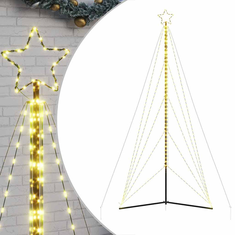 LED Christmas Tree 615 LEDs Warm White 404.5 cm