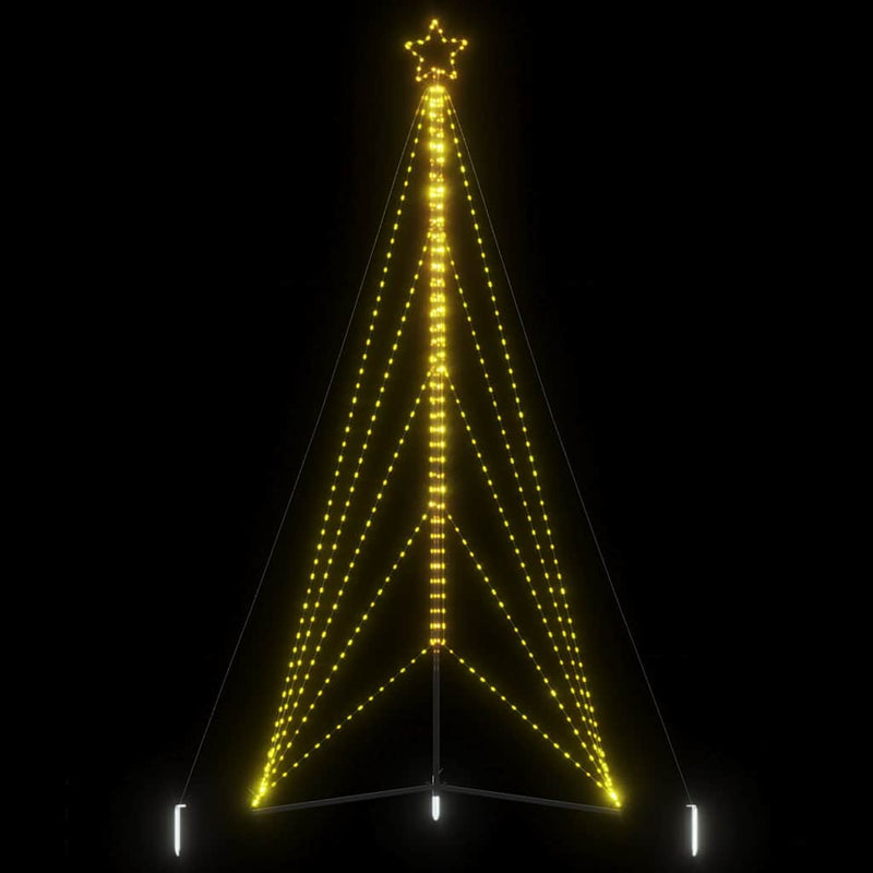 LED Christmas Tree 615 LEDs Warm White 404.5 cm