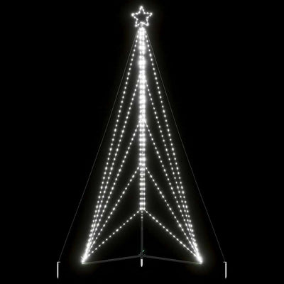 Christmas Tree Light 615 LEDs Cold White 404.5 cm