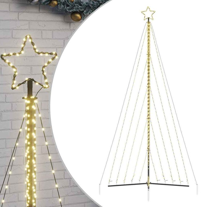 LED Christmas Tree 570 LEDs Warm White 404.5 cm