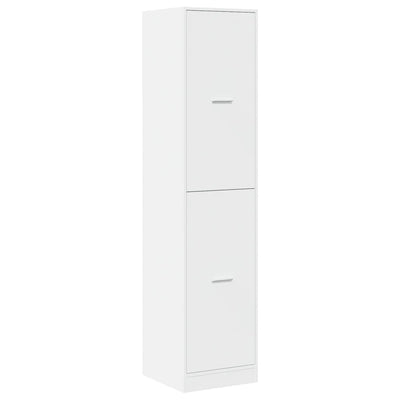 Apothecary Cabinet White 40x41x174.5 cm Engineered Wood