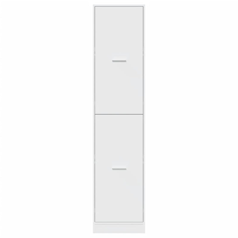 Apothecary Cabinet White 40x41x174.5 cm Engineered Wood