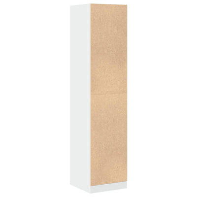 Apothecary Cabinet White 40x41x174.5 cm Engineered Wood