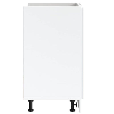 Sink Base Cabinet  Porto White 80x46x81.5 cm Engineered Wood