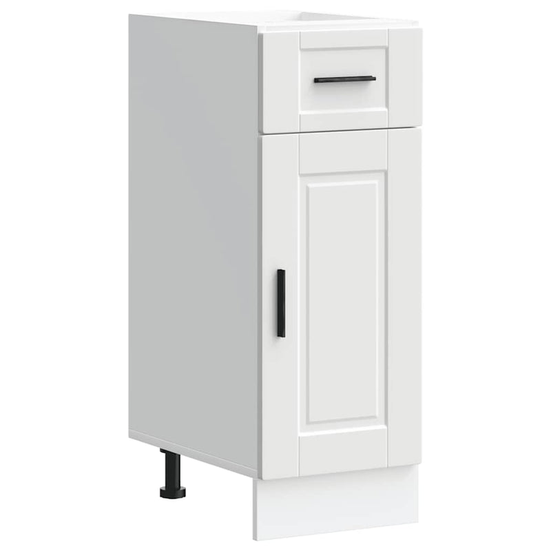 Kitchen Base Cabinet Porto White Engineered Wood