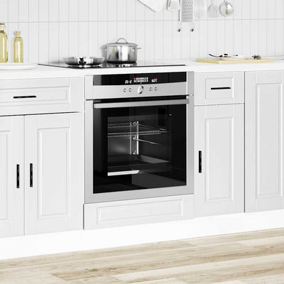 Oven Cabinet Porto White Engineered Wood