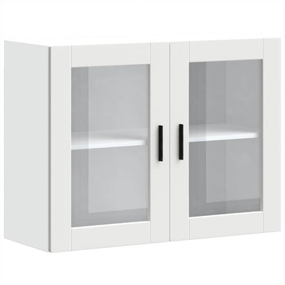 Kitchen Wall Cabinet with Glass Door "Porto" White