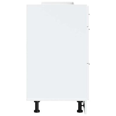 Kitchen Base Cabinet Porto White Engineered Wood